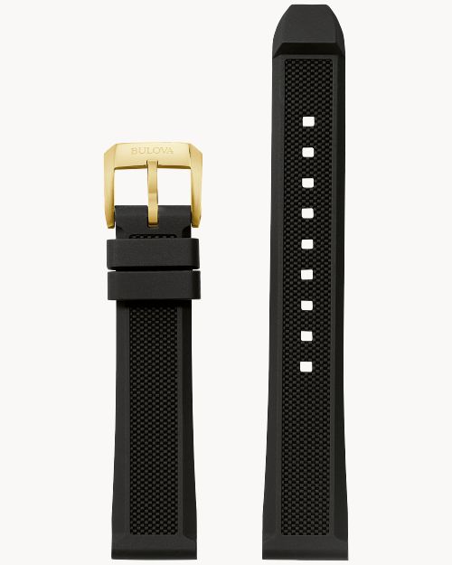 Bulova rubber watch band replacement hotsell